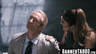 Vanessa Vega lures schoolteacher for hard-core classroom tear up