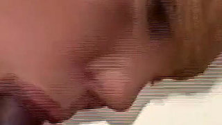White Teen Tastes a Hugeblack Cock in Her Mouth