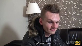 Hunt4k. boy witnesses gf fucked on bed for fat...