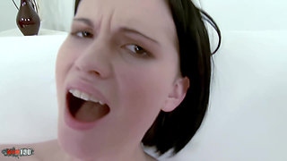 Marry: Gorgeous Young Russian Brunette Gets Her Ass Fucked Hard