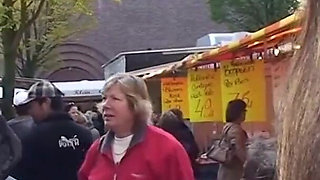 Brunette loves to fuck in the open