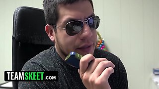 Innocent Teen 18+ Takes Big Hard Cock Into Her Ass To Keep Virginity - Mechi Medina, David Loso And Maya Grand