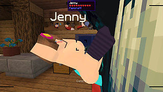 The Jenny mod Fapcraft Minecraft - Its jenny and she is getting fucked by the warden and his massive cock