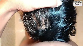 After Fucking Immediately Taking a Shower Together While Blowing