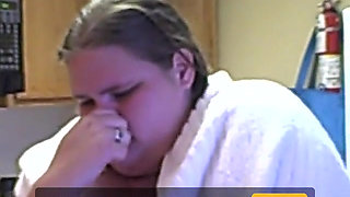 Angie has hiccups nude