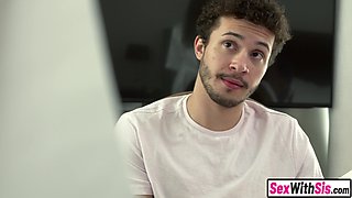 Stepbro draw and rails nude 18-year-old stepsis