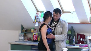 Matured BBW Kitchen Fuck