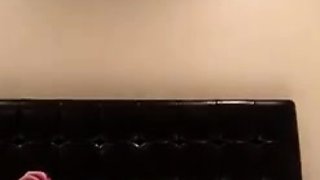 Shaved pussy blonde Tasha Reign with big boobs goes solo