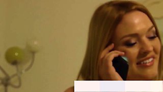 Krissy Lynn Gets Her wife Wet Cunt Nailed - Footjob