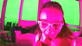 Vanessa Klein Gives a Perfect Deepthroat Blowjob
