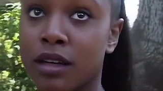 Black Slut Screams on Black Monster Cock