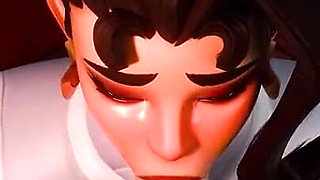 Overwatch Vendetta Sloppy Blowjob POV 3D Animation Rule34