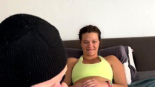 Amateur Foot Fetish Girlfriend Sucks and gives a Footjob