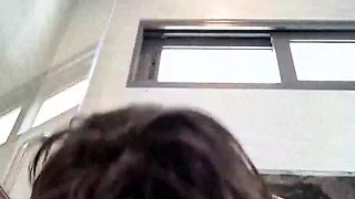 Fucked a handsome Asian with a tiny muff in the shower -
