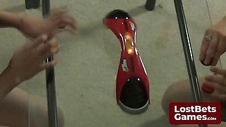 Mika and Julie Strip Naked in Hot Lesbian Shower Game - Sex Toys & Striptease