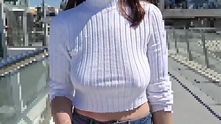 I Walk Around The City And Flash My Breasts In Public