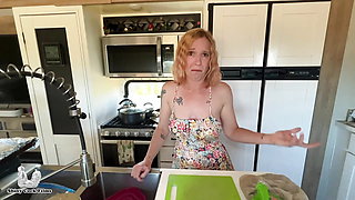 Helping My Stepmom's Holiday Stress - Jane Cane, Shiny Cock Films