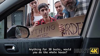 Hunt4k. red haired babe demonstrated her cunt and then this happened...