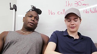 Bored students jerk off together!