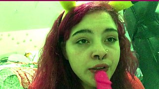 Great Big Boobs On Masturbating Redhead