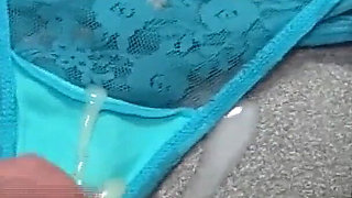 Cumshots in the Panties of My Mature Wife, Latina Mother, Grouts, Straws