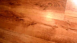 German young woman next door is seduced by the pizza