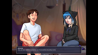 Summer time saga - Eve gave me a hand job.