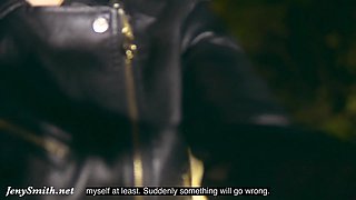 Jenny Smiith's Halloween Striptease Haunts with Seductive Charm