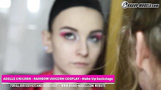 Watch unattainable Adelle Unicorn and Adelle's porn