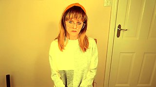 blonde teen pregnant girl has her pussy masturbated