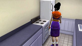 Dragon Ball Pornography Epi 42 Milk Fuckslut Wifey Porked By Vegeta While Conversing On The Smartphone With Her Hubby Goku Netorare Manga porn