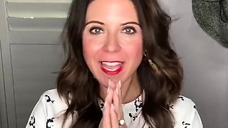 Brunette solo darling masturbating at home
