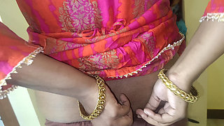 Housewife Showing Cute Breast for Her Step Stepbrother