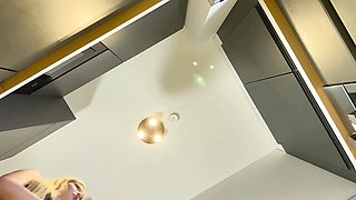 Upskirt no panties video with tender lass from Leons TV