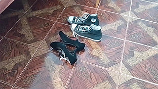 Taboo Night with the Stepson: Clothes Next to the Bed, Spoon Sex, on All Fours, Missionary. and Ends on Her Tits