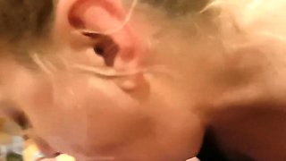 Blonde Teen's Amazing Blowjob