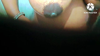 Huge boobs girl bathing and seducing her step brother when she came to know he is peeking her