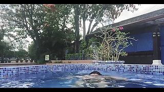 Watch Me Enjoying Myself in the Pool Wearing a Bikini