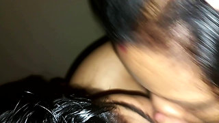 Indian Desi Tamil Aunty Hot Romantic Sex in Cowgirl and 69 Position at Midnight Creampied Pussy