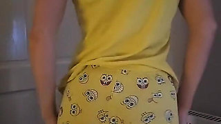 Stripping From My Spongebob Pjs