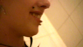 Incredible and passionate blowjob in the bathtub