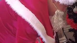 Elf Creampie as Santa Is Cuckold for Christmas