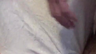 Julie’s Wet White Blouse Golden Shower - Hardwood Pisses All Over Her See-through Tits & She Fingers Her Bare Pussy Outside