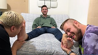 Straight Guy Found Himself Bounded For A Ticklish Adventure