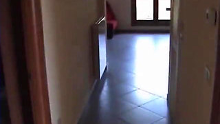 Nyllady Cosplaying a Nylon Mistress