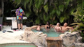 Bailey Brooke's Blonde Wet Passion in a Forbidden Poolside Rush