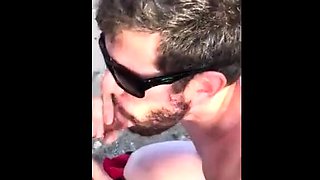 Outdoor Bareback Sex and Blowjob