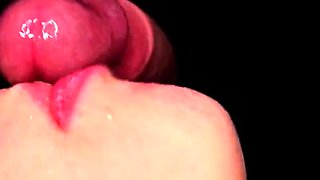 CLOSE UP: Best FREE Sloppy Mouth for your CUM! Use my CUM