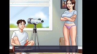 All Sex Scene With Mia - Virgin College Mate Fucked - Summertime Saga - Animated Porn