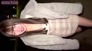 Late Night Park Encounter a Struggling Girl Gets Drawn Into a Risky Outdoor Experience Ending in Creampie